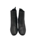 Botine dama Liu- Jo 38, piele, piele intoarsa, negru - imagine 3