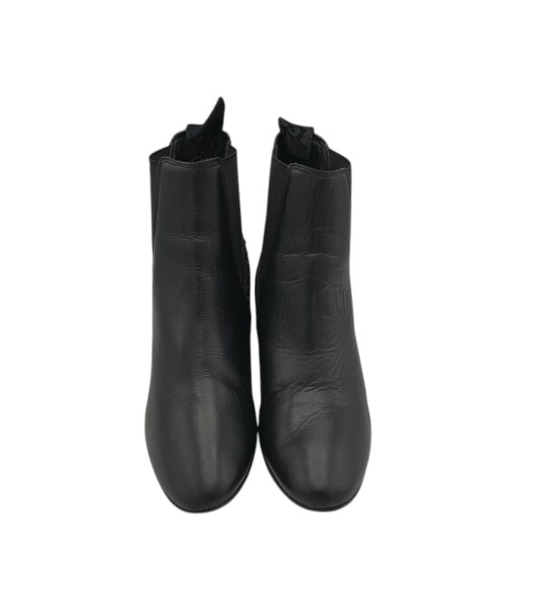 Botine dama Liu- Jo 38, piele, piele intoarsa, negru - imagine 3
