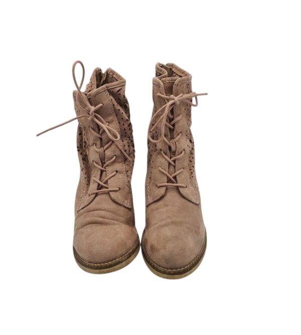 Botine dama Graceland 38, material textil, bej - imagine 3