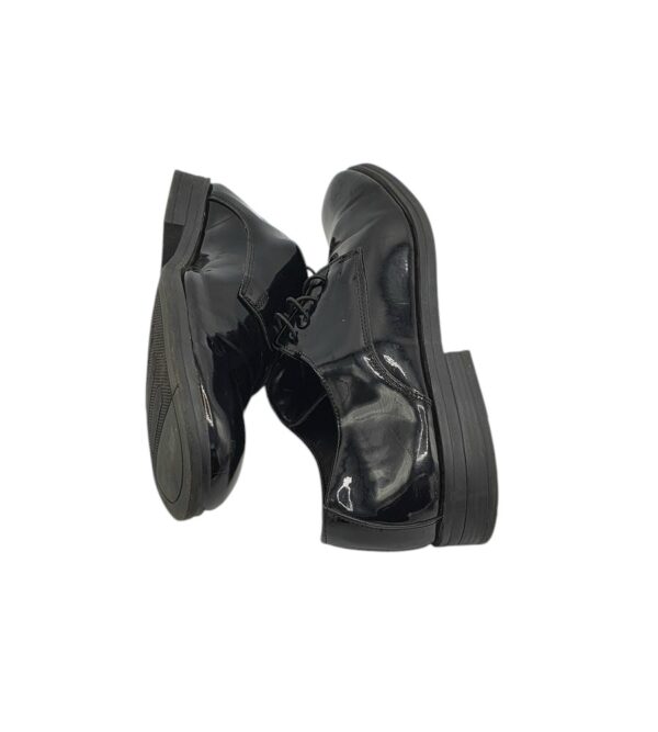 Pantofi dama 39, imitatie de piele, negru - imagine 4