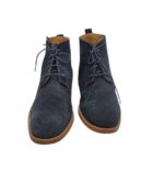 Ghete dama Next 45, piele intoarsa, bleumarin - imagine 3