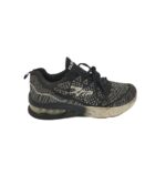Adidasi dama Fashion 40, material textil, negru alb