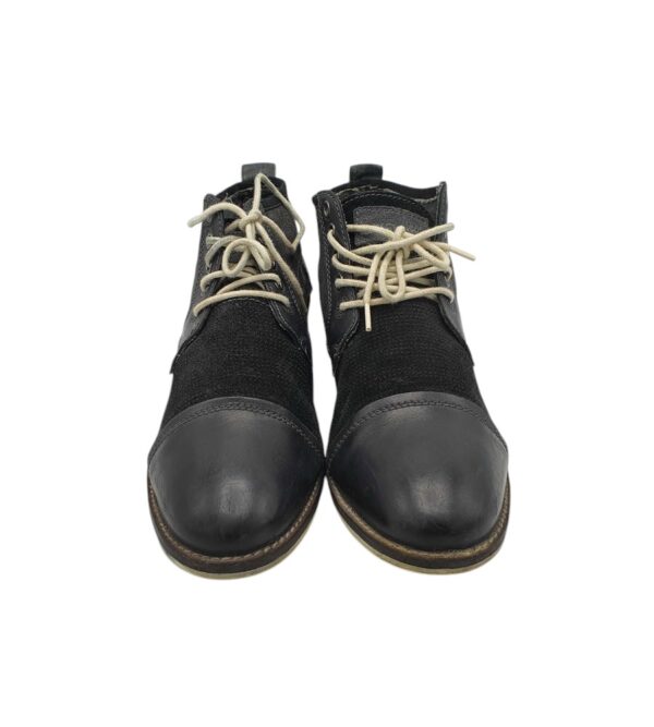 Pantofi barbati Bugatti 42,  imitatie de piele, negru - imagine 3