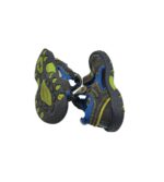 Sandale copii 27, imitatie de piele, negru albastru - imagine 4