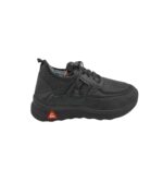 Ghete barbati Fashion 41, imitatie de piele, negru, imbanite