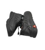 Ghete barbati Fashion 41, imitatie de piele, negru, imbanite - imagine 4