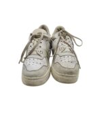 Adidasi dama Yommy Hilfiger 38, piele, alb gri - imagine 3