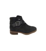 Botine dama Bench 37, imitatie de piele, material textil, negru