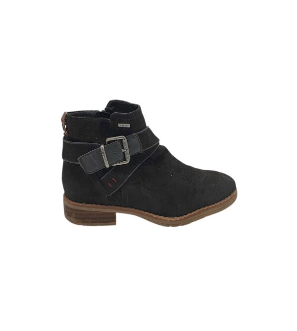 Botine dama Bench 37, imitatie de piele, material textil, negru - imagine 1