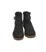 Botine dama Bench 37, imitatie de piele, material textil, negru - imagine 3