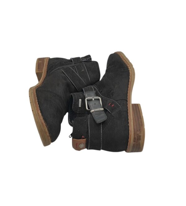 Botine dama Bench 37, imitatie de piele, material textil, negru - imagine 4