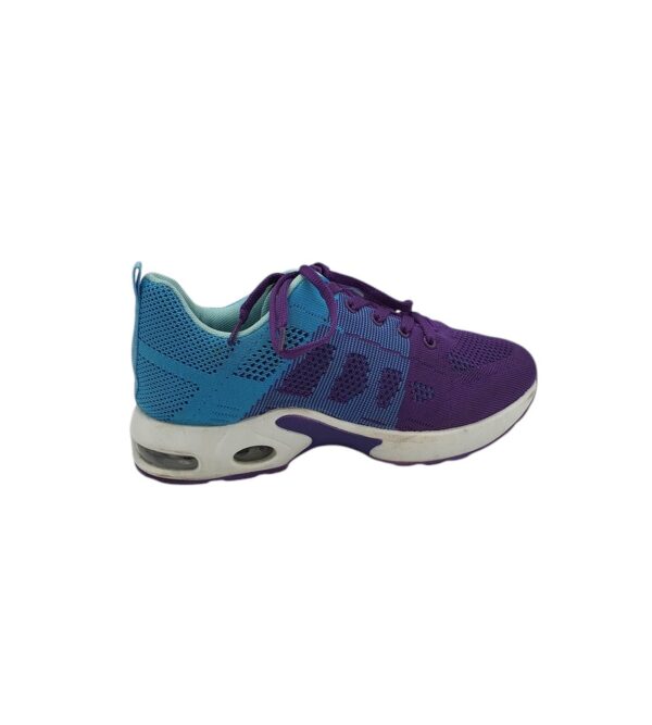 Adidasi dama Fashion 39, material textil, albastru mov - imagine 1