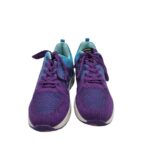 Adidasi dama Fashion 39, material textil, albastru mov - imagine 3