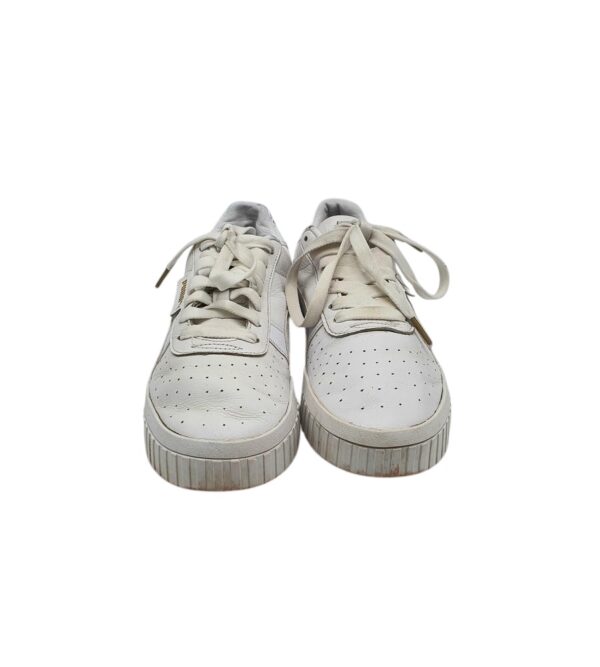Adidasi dama Puma 39, piele, imitatie de piele, alb - imagine 3