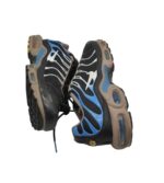 Adidasi barbati NIke 44.5, material textil, negru, albastru - imagine 4