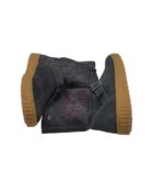 Cizme copii Lurchi 35, piele intoarsa, material textil, gri - imagine 4