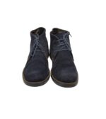Ghete barbati Bugatti 41, piele intoarsa, bleumarin - imagine 3