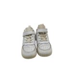 Adidasi copii Nike 24, piele, imitatie de piele, alb - imagine 3