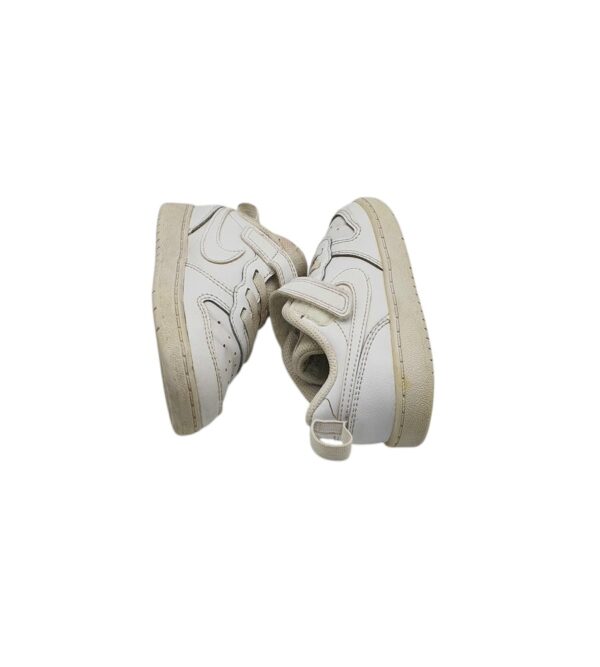 Adidasi copii Nike 24, piele, imitatie de piele, alb - imagine 4