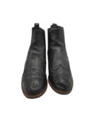 Botine dama Anna Field 39, piele, negru - imagine 3