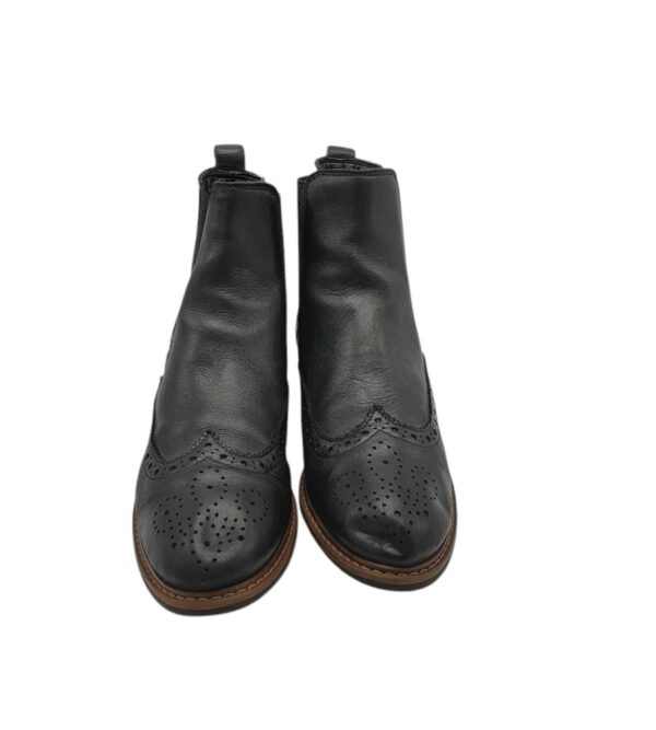 Botine dama Anna Field 39, piele, negru - imagine 3