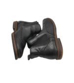 Botine dama Anna Field 39, piele, negru - imagine 4