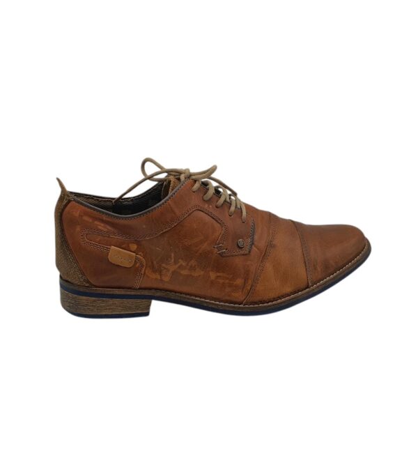 Pantofi barbati Street Shoes 45, piele, maro - imagine 1