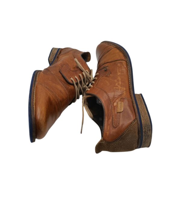 Pantofi barbati Street Shoes 45, piele, maro - imagine 4