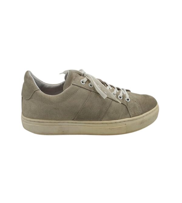Adidasi barbati Boggi 43, piele intoarsa, gri - imagine 1