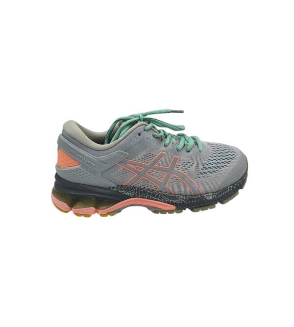 Adidasi dama Asics 40, material textil, gri - imagine 1