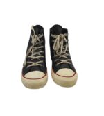 Tenisi dama Converse 37.5, piele, negru - imagine 3
