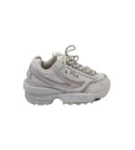 Adidasi dama Fila 37, imitatie de piele, alb