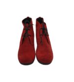 Botine dama Gabor 41, piele intoarsa, rosu - imagine 3