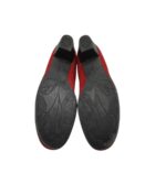 Botine dama Gabor 41, piele intoarsa, rosu - imagine 5