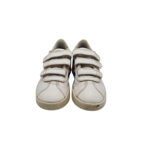 Adidasi copii Adidas 30, imitatie de piele, alb - imagine 3