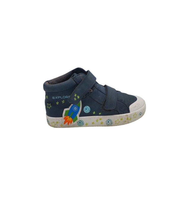 Tenisi copii 32, imitatie de piele, bleumarin - imagine 1