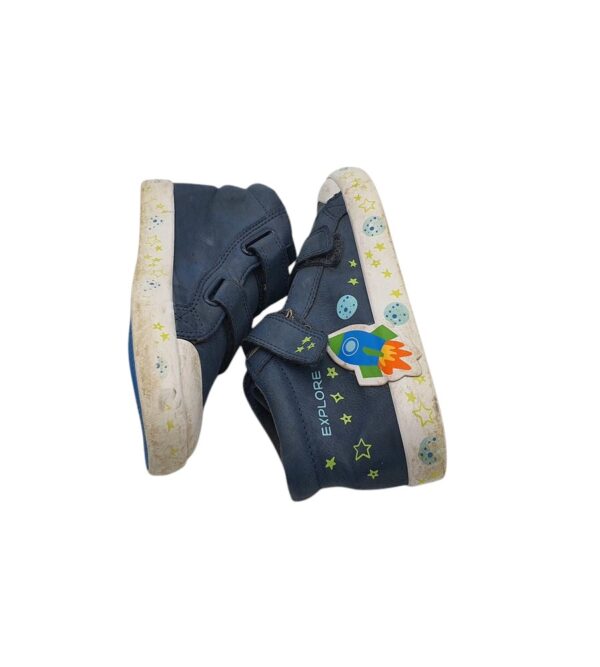 Tenisi copii 32, imitatie de piele, bleumarin - imagine 4
