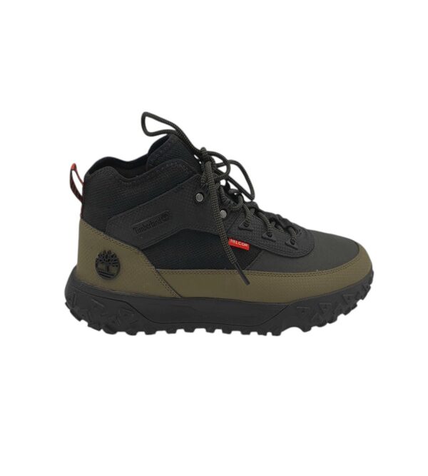 Ghete barbati Timberland 44, piele, material textil, negru - imagine 1