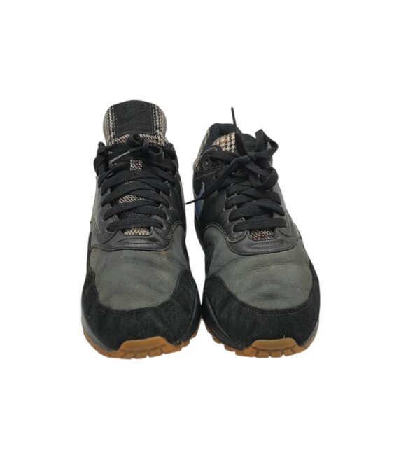 Adidasi barbati Nike 42, piele, piele intoarsa, gri negru - imagine 3