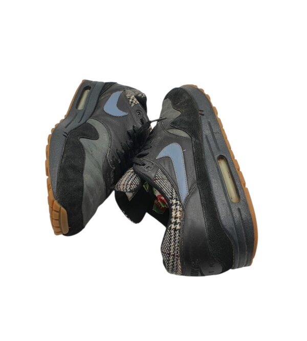 Adidasi barbati Nike 42, piele, piele intoarsa, gri negru - imagine 4