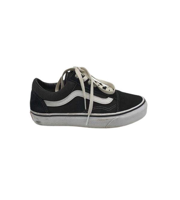 Tenisi dama  Vans 38, piele intoarsa, negru - imagine 1