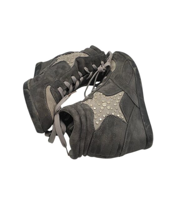 Botine dama Graceland 39, material textil, gri, talpa falsa - imagine 4