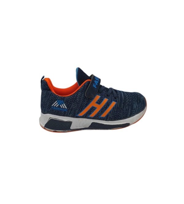 Adidasi copii Fashion 35, material textil, albastru - imagine 1