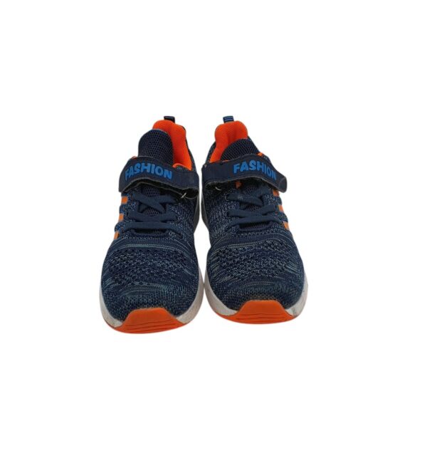 Adidasi copii Fashion 35, material textil, albastru - imagine 3