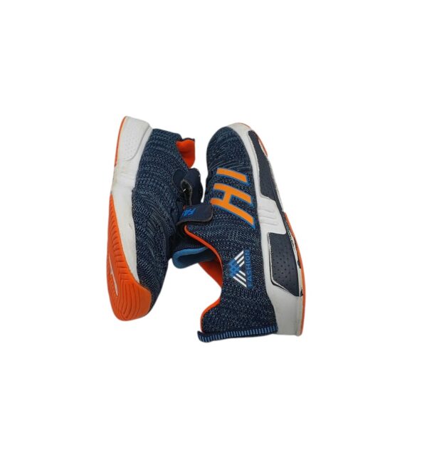 Adidasi copii Fashion 35, material textil, albastru - imagine 4