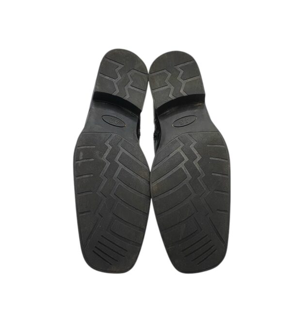 Ghete barbati Lambertazzi 43, piele, negru - imagine 5