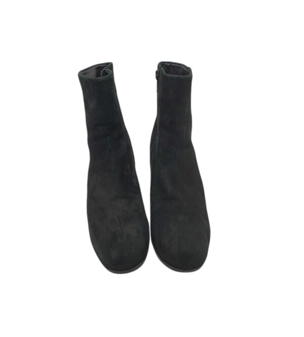 Botine dama Unisa 38, piele intoarsa, negru - imagine 3