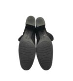 Botine dama Unisa 38, piele intoarsa, negru - imagine 5
