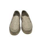Mocasini dama Comfort 42, piele, gri - imagine 3