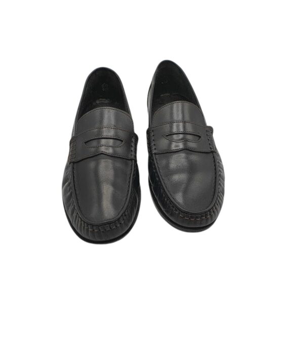 Mocasini barbati Gross 43, piele, negru - imagine 3
